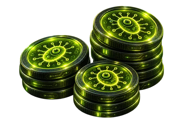Stacked PLANKTON ecosystem reward coins